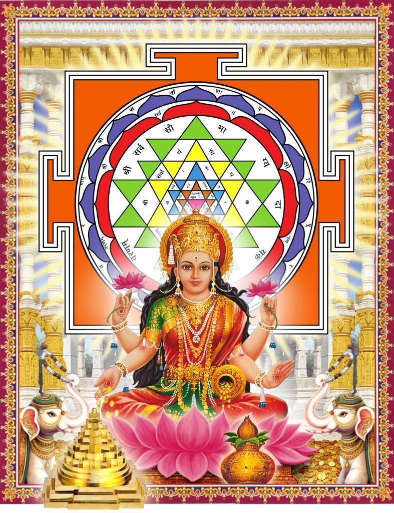 Лакшми - индийская богиня, которой посвящают мечты