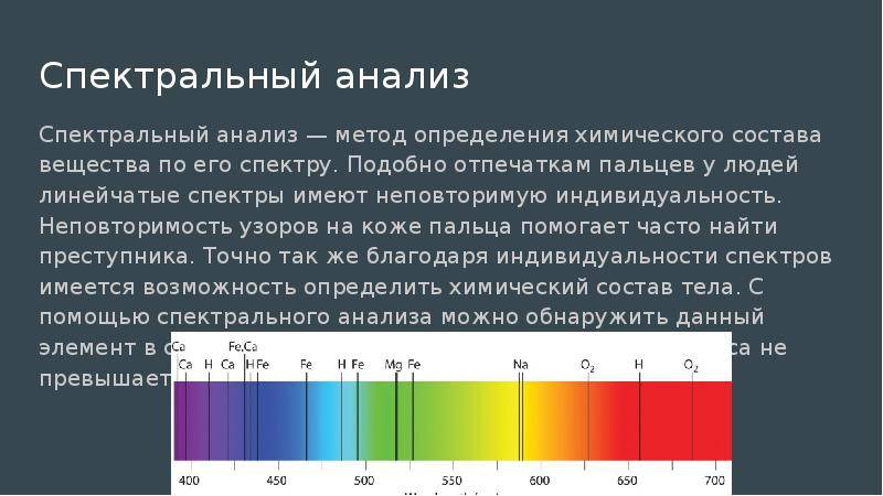 Специфика спектрального анализа воды