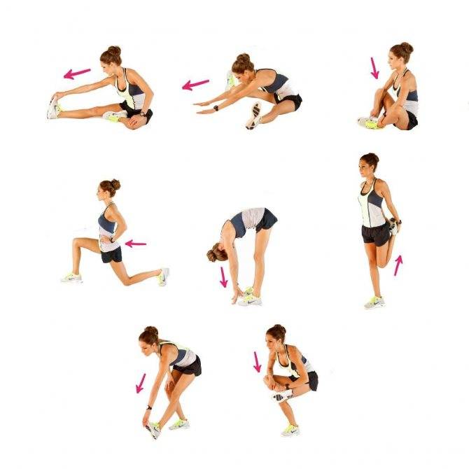 Комплекс упражнений на растяжку мышц после тренировки