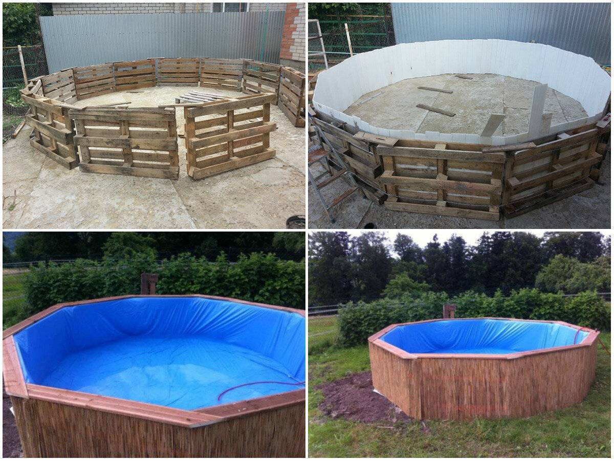 Как сделать бассейн на даче своими руками недорого из подручных материалов: идеи с фото, пошаговая инструкция
