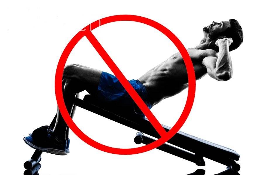 Как НЕ надо качать пресс: 4 самых опасных и вредных упражнения для спины