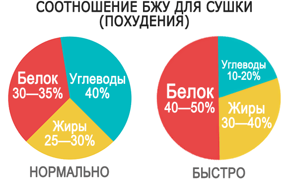 Углеводы на сушке