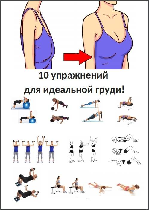 Как накачать грудь