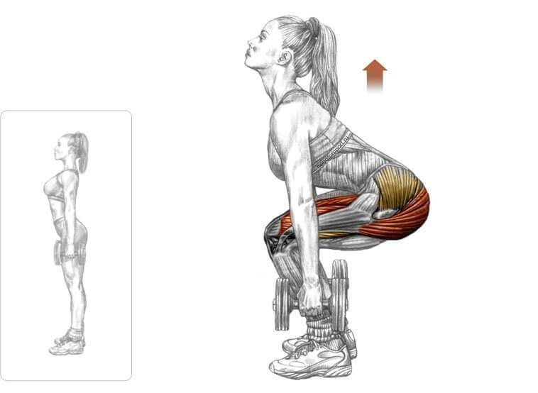 Тяга гантели в наклоне - базовое упражнение для проработки мышц спины
