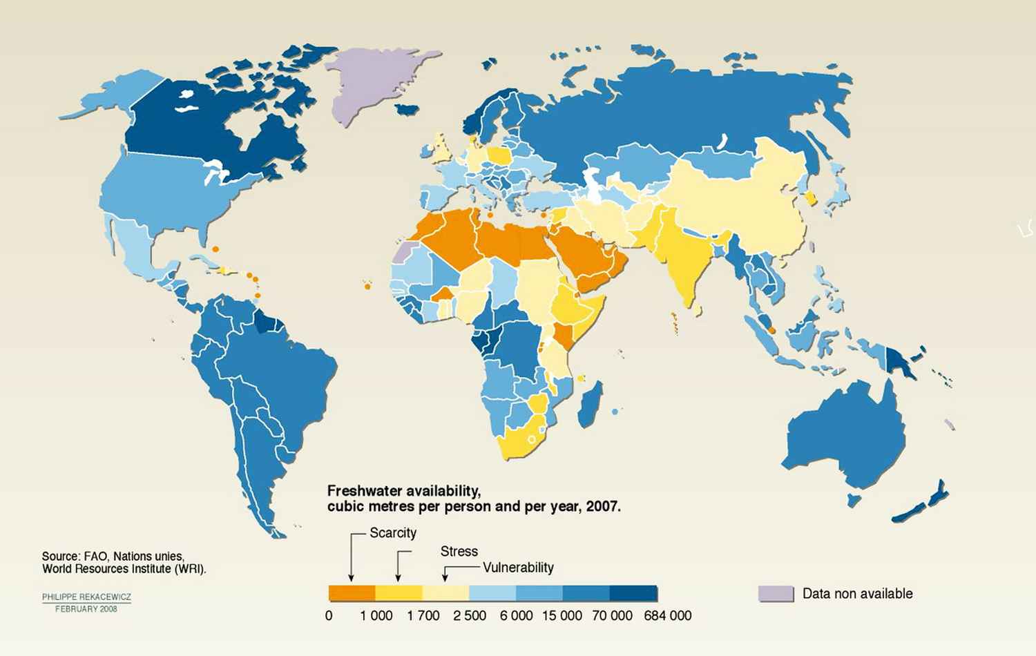 Обеспеченность пресной водой на душу населения. Запасы пресной воды в мире карта.