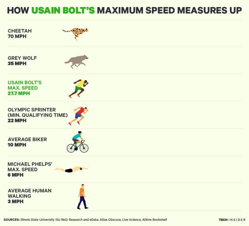 Мировой рекорд по скорости бега человека. как развить скорость бега и выносливость? скорость бега спортсменов