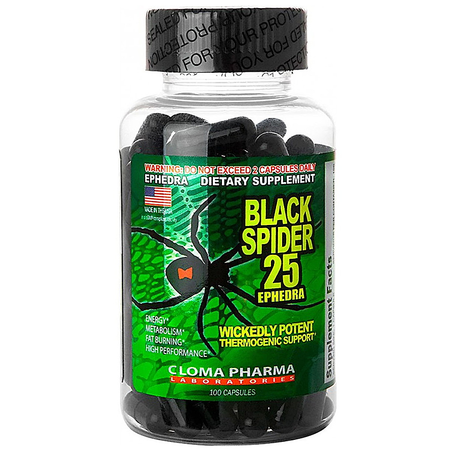Cloma pharma usa black spider 25 ephedra powder " fatburnerking.at