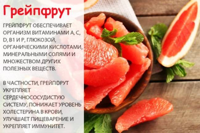 Грейпфрут: состав, калорийность, полезные свойства для здоровья и красоты