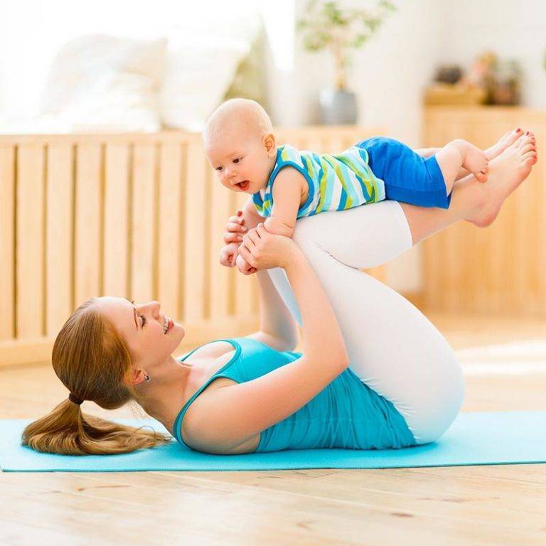 Гимнастика после родов - легкие упражнения | momslab