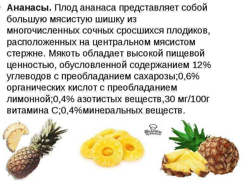 Полезные свойства вкусного ананаса для организма. области применения, польза и вред ананаса — загадочного тропического плода