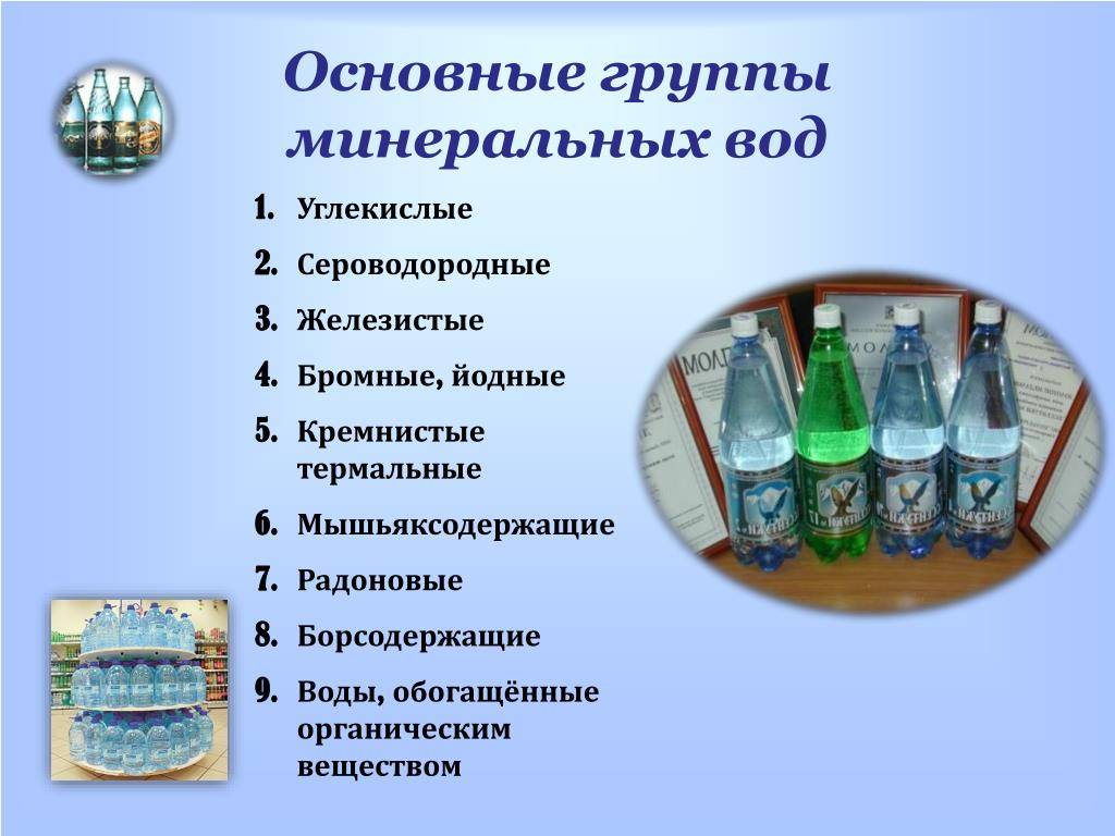 Полезные свойства и разновидности сульфатной минеральной воды
