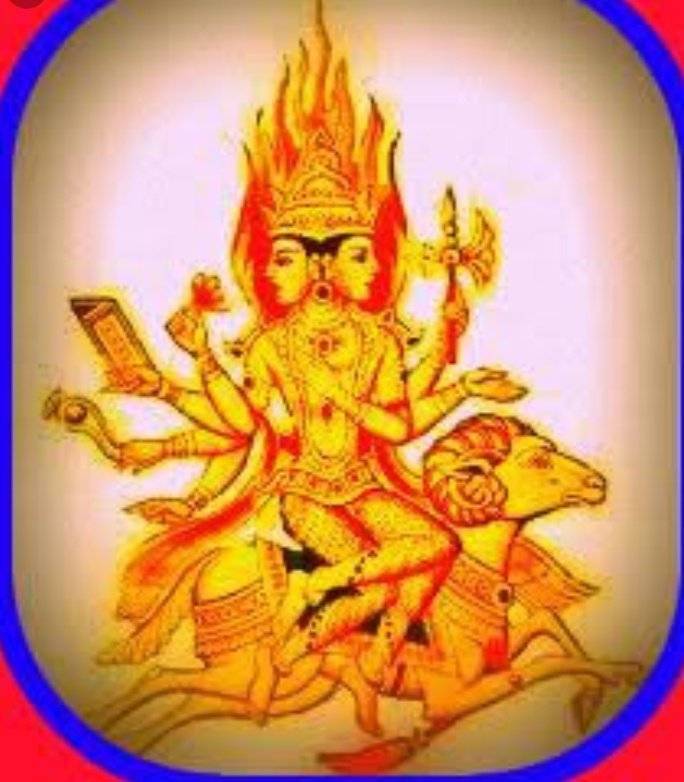 Агни – ведический бог огня в индуизме