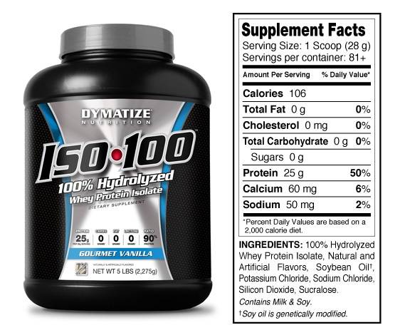Iso 100 от dymatize nutrition