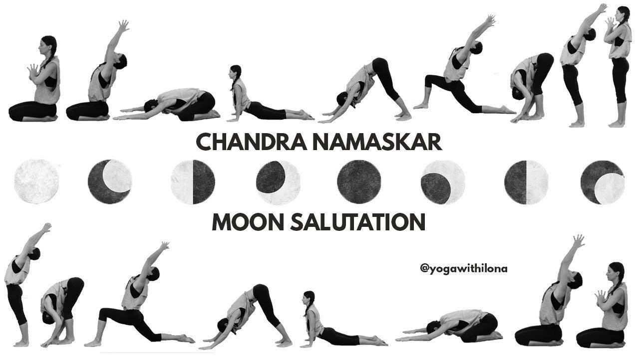 Чандра и сурья намаскар в йоге