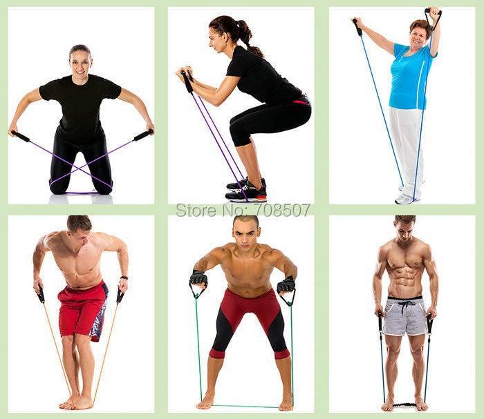 Эспандер плечевой: упражнения для мужчин и женщин с пружинным тренажером
