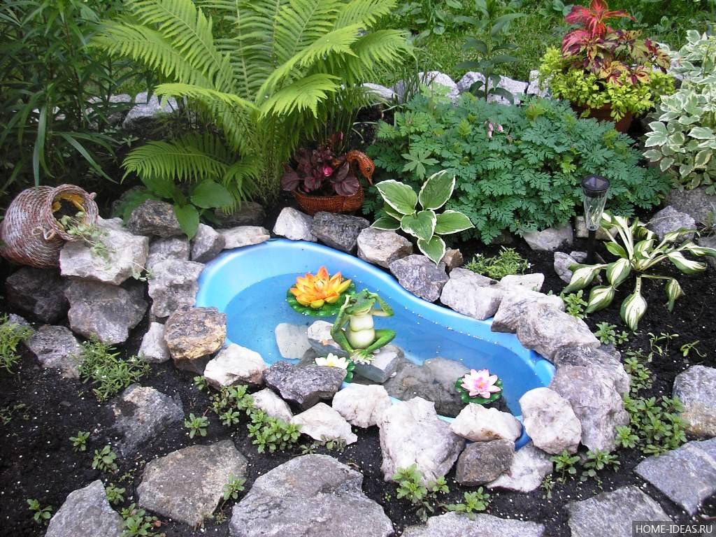 Как установить и оформить пластиковый пруд в саду. выбор чаши, декор и озеленение, личный опыт. фото — ботаничка