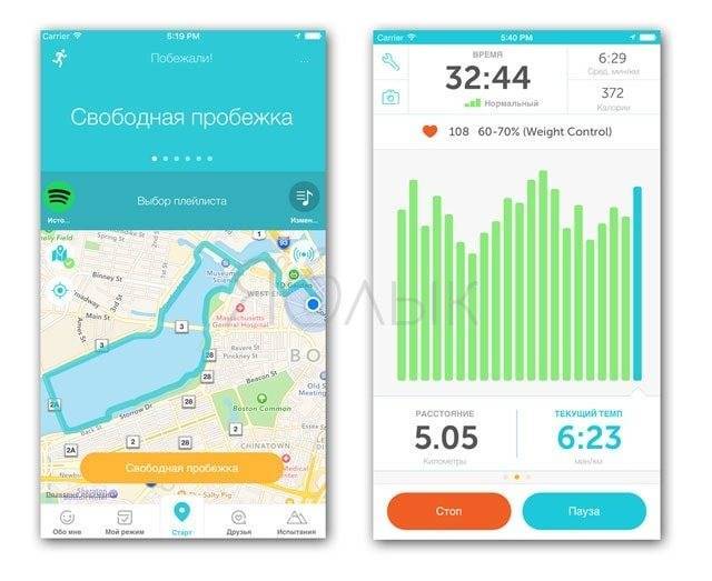 Приложения для бега на iphone и android: 5 лучших в 2021 году