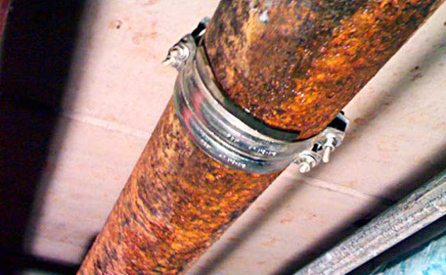 Хомут ремонтный для труб: от протечек в трубопроводах водопроводных труб большого диаметра, ремонт металлических труб