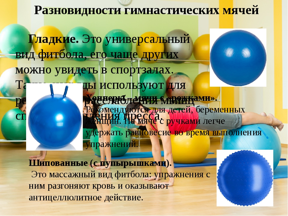 Фитбол: как выбрать гимнастический мяч, виды и размеры мячей для фитнеса