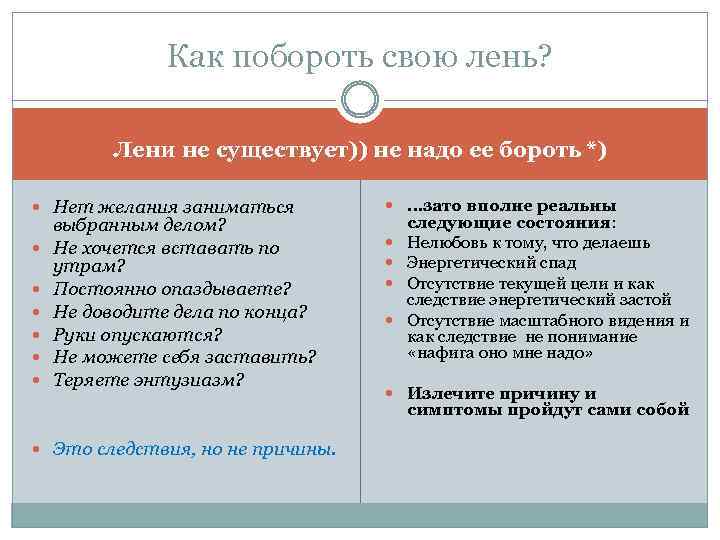 Как побороть лень как побороть лень: тайм-менеджмент и поиск мотивации