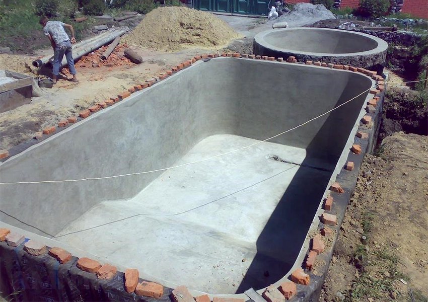Бассейн своими руками из бетона - пошаговая инструкция
