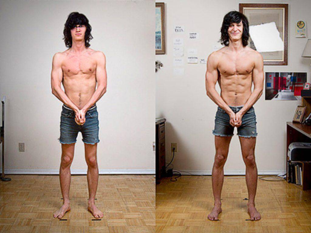 Как набрать массу тела худому парню: программа тренировки и рацион питания по дням