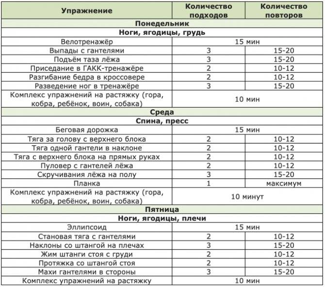 Тренировка два раза в неделю: программа и эффективность - tony.ru
