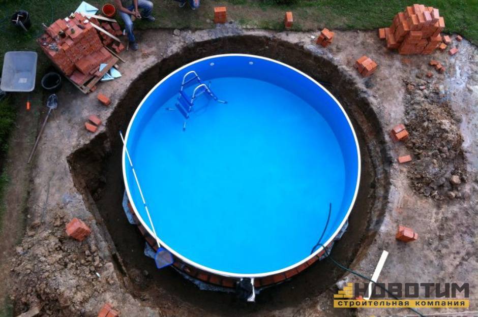 Монтаж каркасного бассейна на даче: подготовка, сборка, очистка воды