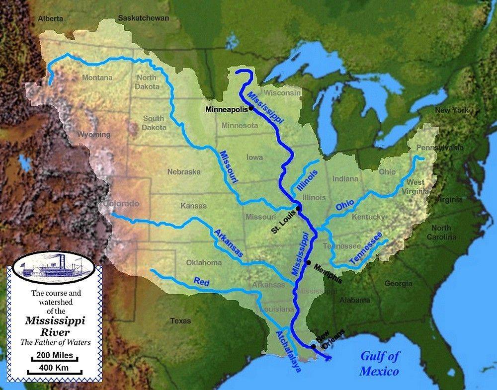 Самые длинные реки в мире: топ-20, где находятся, таблица
