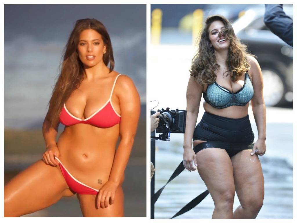 Модели плюс сайз: фото до и после похудения без фотошопа