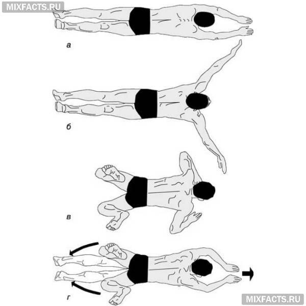 Методика обучения плаванию кролем на спине