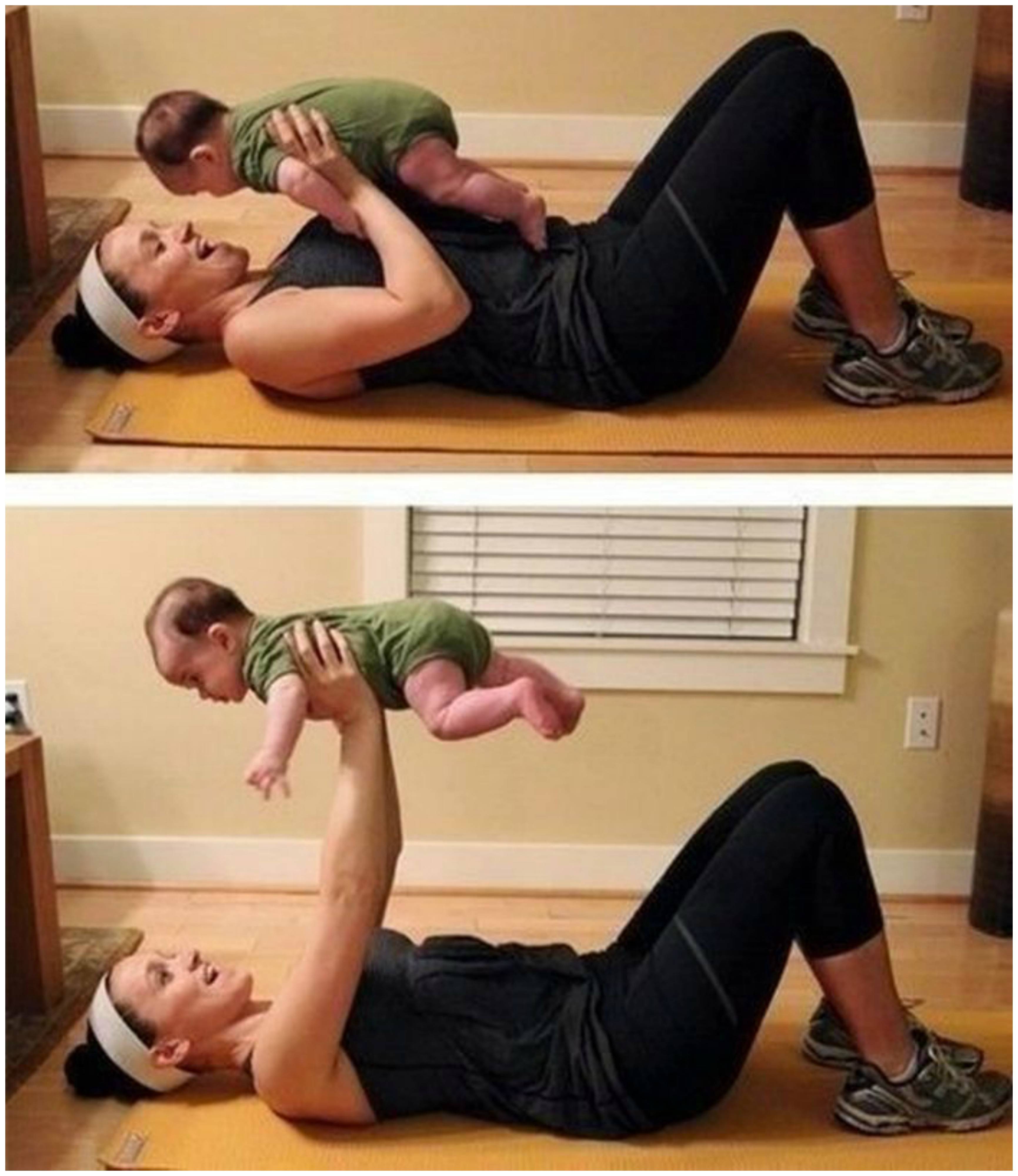 Упражнения для спины после родов - гимнастика для осанки