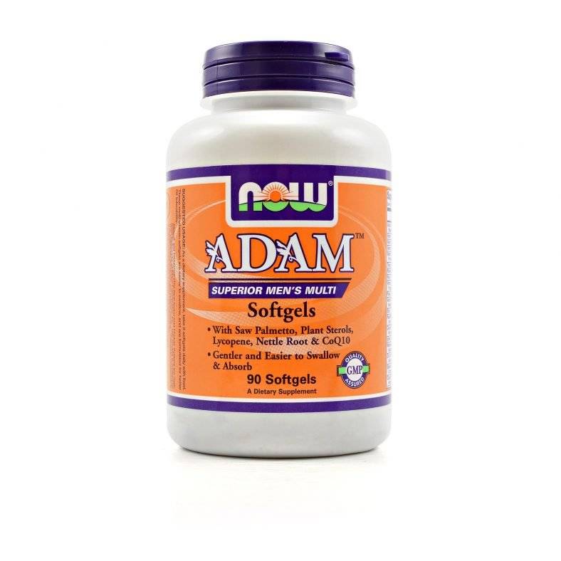 Adam от now foods для мужчин. adam мультивитаминный комплекс для мужчин инструкция по применению