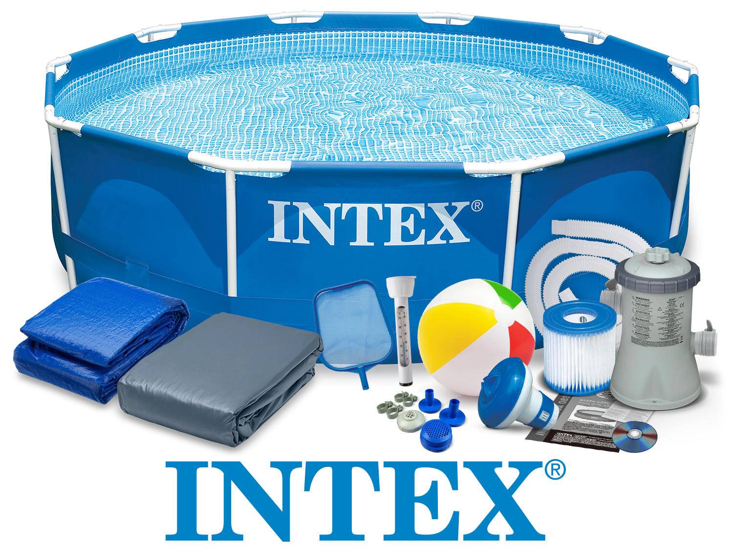 Бассейны фирмы интекс: ассортимент каркасный и надувных моделей, фото / бассейн интекс: обслуживание и очистка воды, видео-инструкция