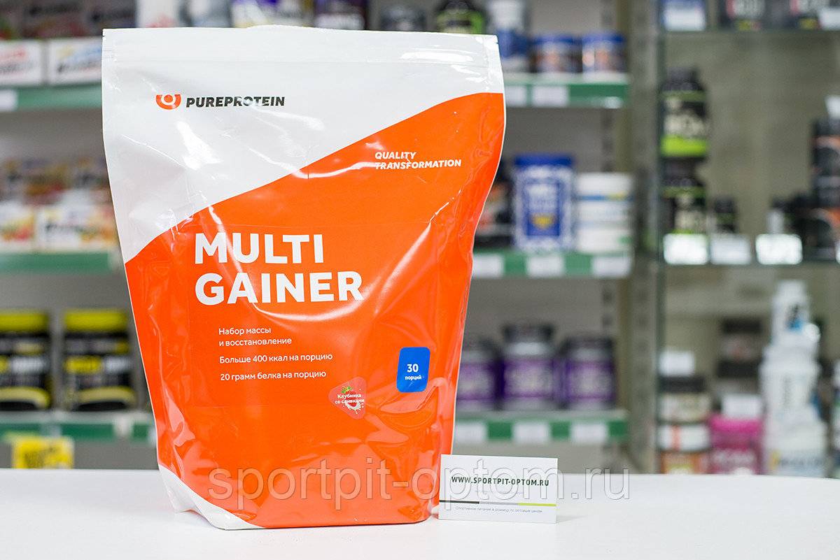 Multicomponent gainer от pureprotein: как принмать, отзывы