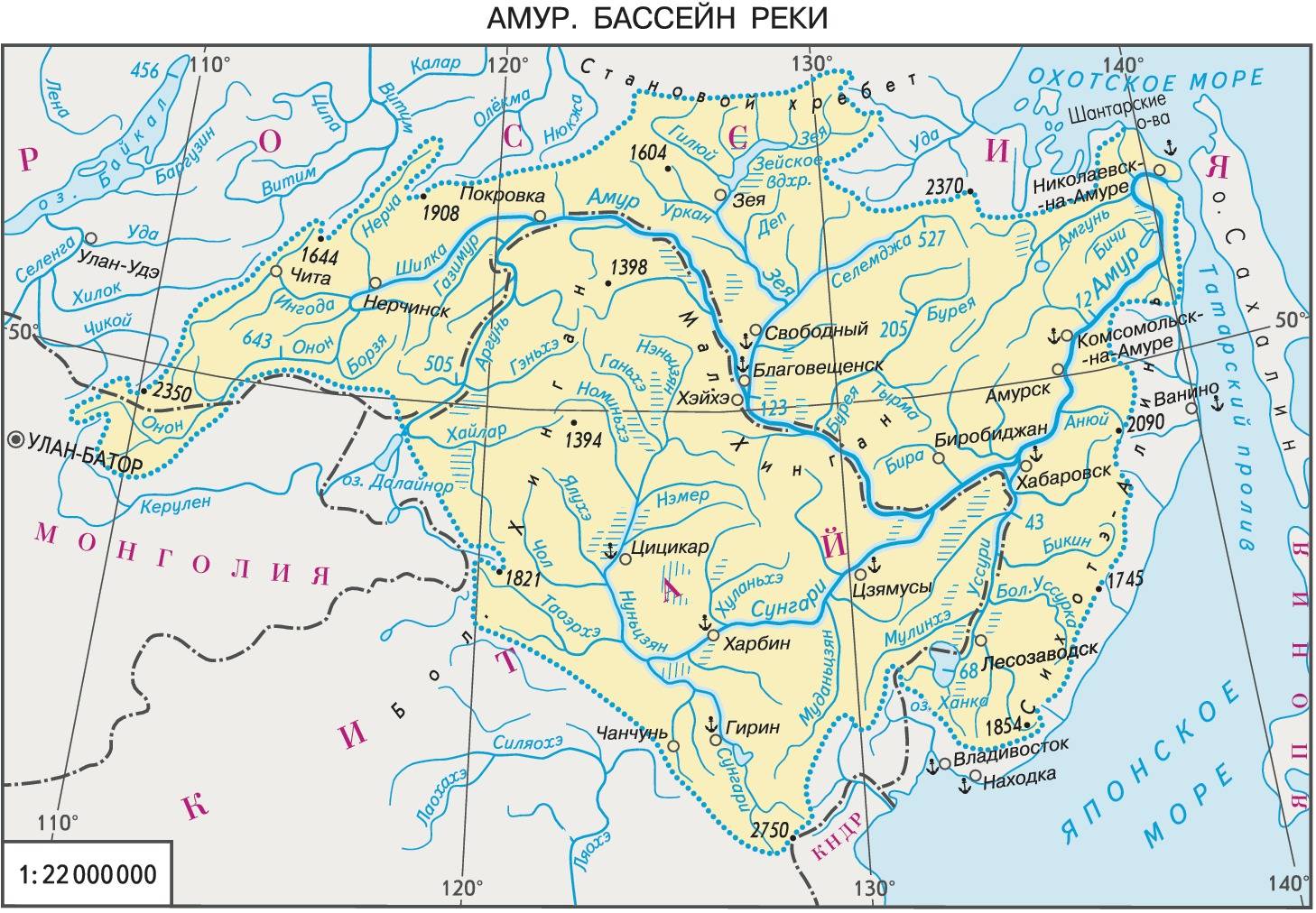реки амурской области описание