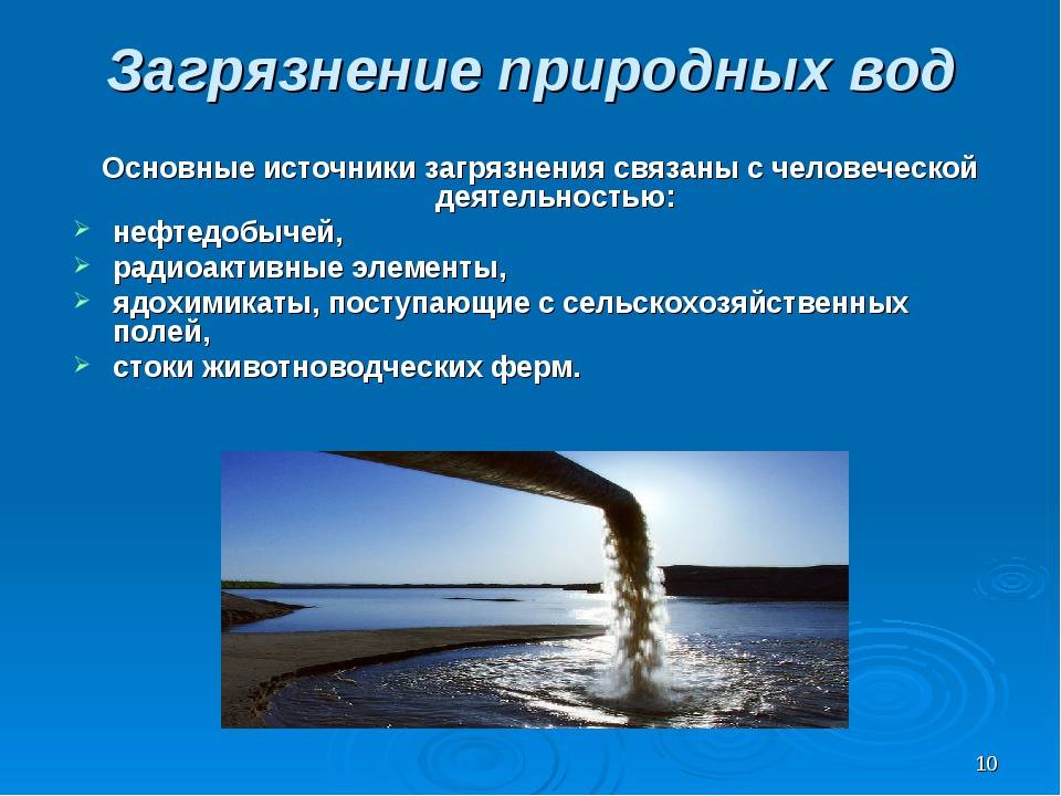 Водные проблемы россии