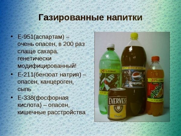 Что есть в газированной воде