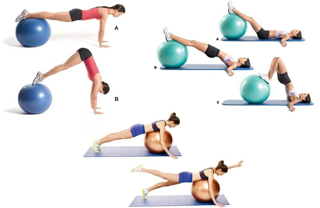 Комплекс упражнений на фитболе для спины — техника и важные нюансы
