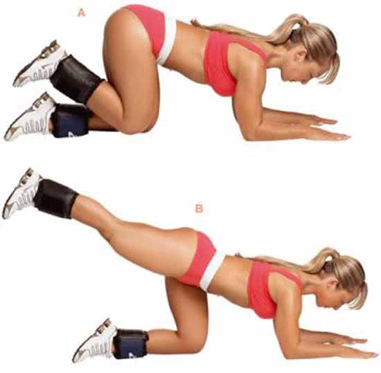 Махи ногами: виды упражнения для ягодиц и для похудения ляшек - назад в кроссовере, в сторону, вперед, стоя, на четвереньках, лежа