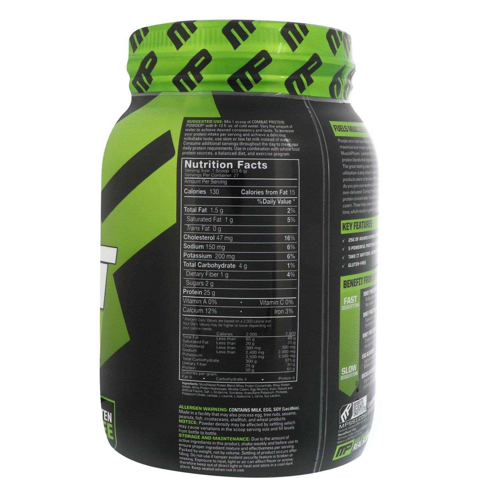 Musclepharm combat protein powder review - bombard your muscles from all angles - best 5 supplements