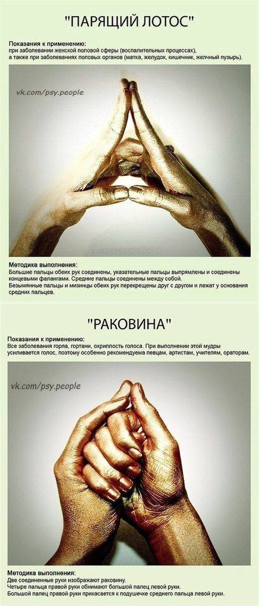 9 мудр йоги для пальцев на каждый день