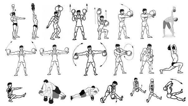 Комплекс упражнений с гирями. советы фитнес-тренеров gold’s gym