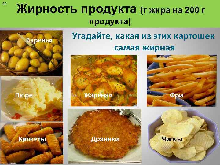 ? калорийность жареной ? картошки: таблица, пищевая ценность и бжу