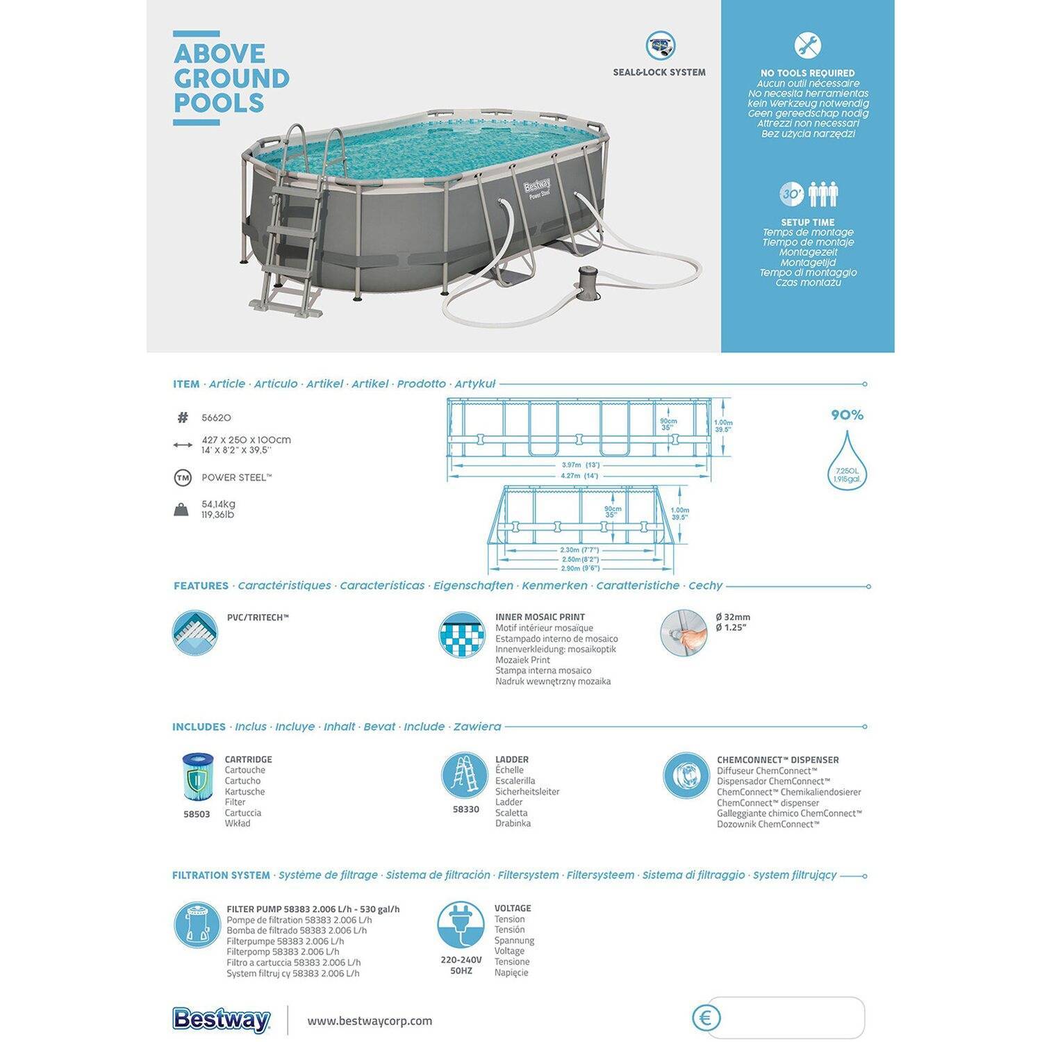 Как собрать каркасный бассейн bestway: инструкция по сборке, установке круглого, прямоугольного резервуара бествей | house-fitness.ru